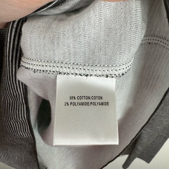 Lafayette 148 Striped Turtleneck Sweater in Black and White Sz M | Comfy Neutral - Picture 9 of 12